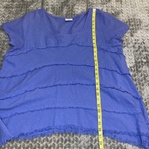 C.M.C Color Me Cotton Maxi Skirt and Matching Short Sleeve Shirt. Rough Hem. XXL - Picture 8 of 15